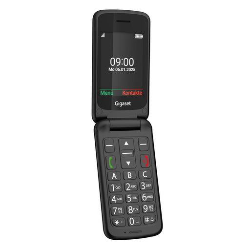 Produktbild Klapphandy - Gigaset GL595 7,11 cm (2.8) 114 g Schwarz Seniorentelefon