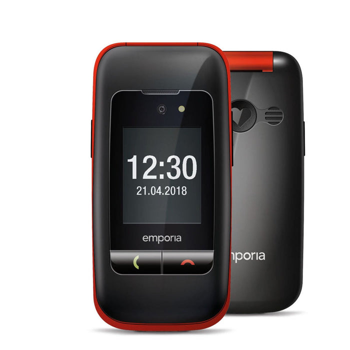 Emporia ONE 6,1 cm (2.4) 97 g Schwarz, Rot