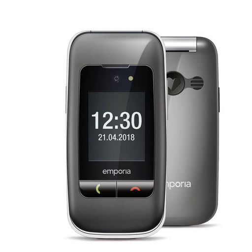 Produktbild Klapphandy - Emporia ONE 6,1 cm (2.4) 97 g Schwarz, Grau