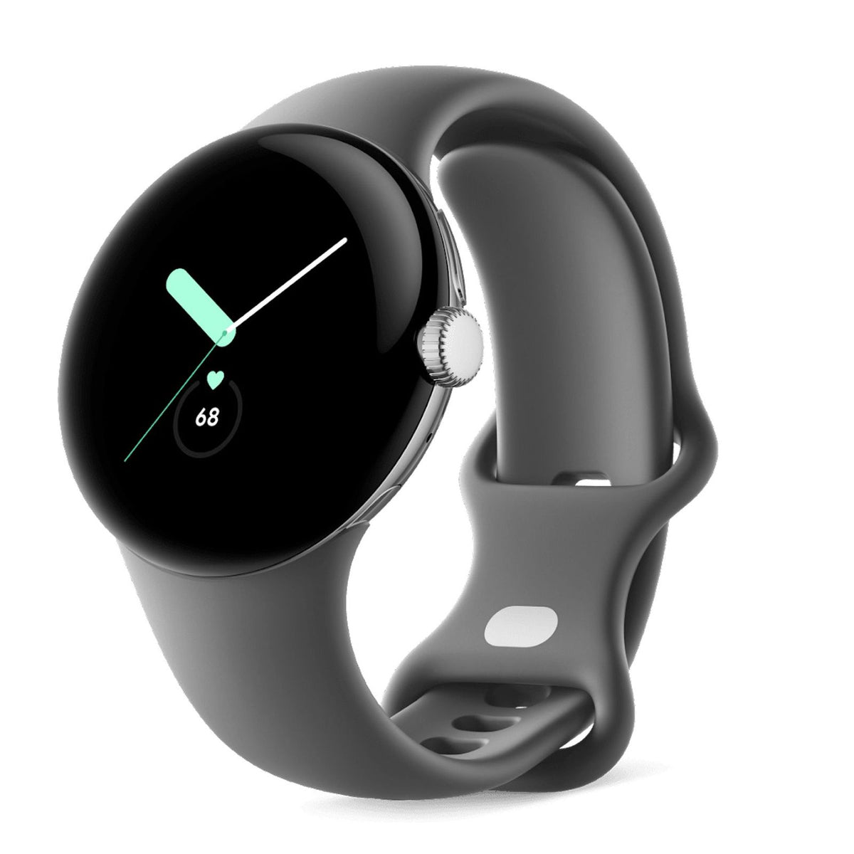 Produktbild Smartwatch - Google Pixel Watch AMOLED 41 mm Digital Touchscreen Silber WLAN GPS