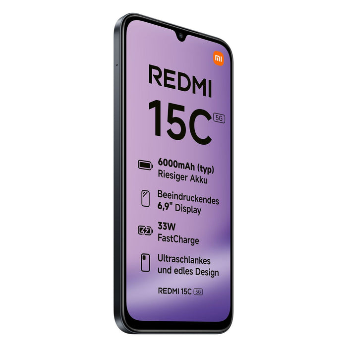 Xiaomi Redmi 15C 5G Dual-SIM 128GB Midnight Black