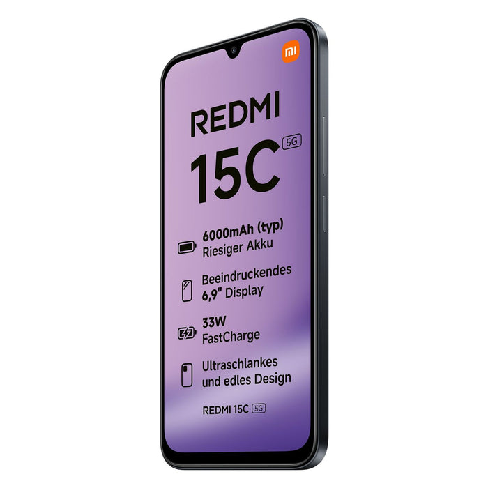 Xiaomi Redmi 15C 5G Dual-SIM 128GB Midnight Black