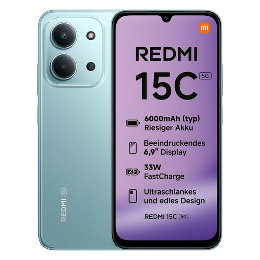 Produktbild Smartphone - Xiaomi Redmi 15C 5G Dual-SIM 128GB Mint Green