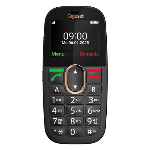 Produktbild Seniorenhandy - Gigaset GL695 5,87 cm (2.31) 113 g Schwarz Seniorentelefon