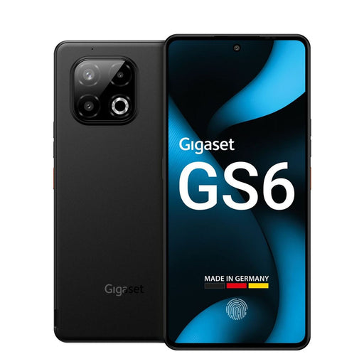 Produktbild Smartphone - Gigaset GS6 16,9 cm (6.67) Dual-SIM Android 15 5G USB Typ-C 8 GB 128 GB 5300 mAh Schwarz