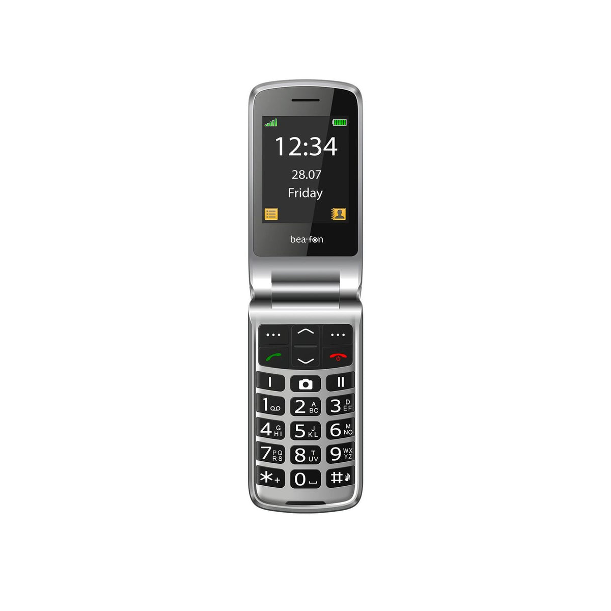 Produktbild Funktionstelefon - Beafon SL645plus 7,11 cm (2.8) 120 g Schwarz, Silber Kamera-Handy