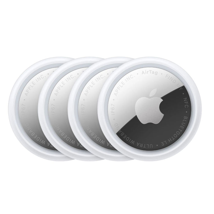 Apple AirTag 2. Generation 4er Pack weiss-silber