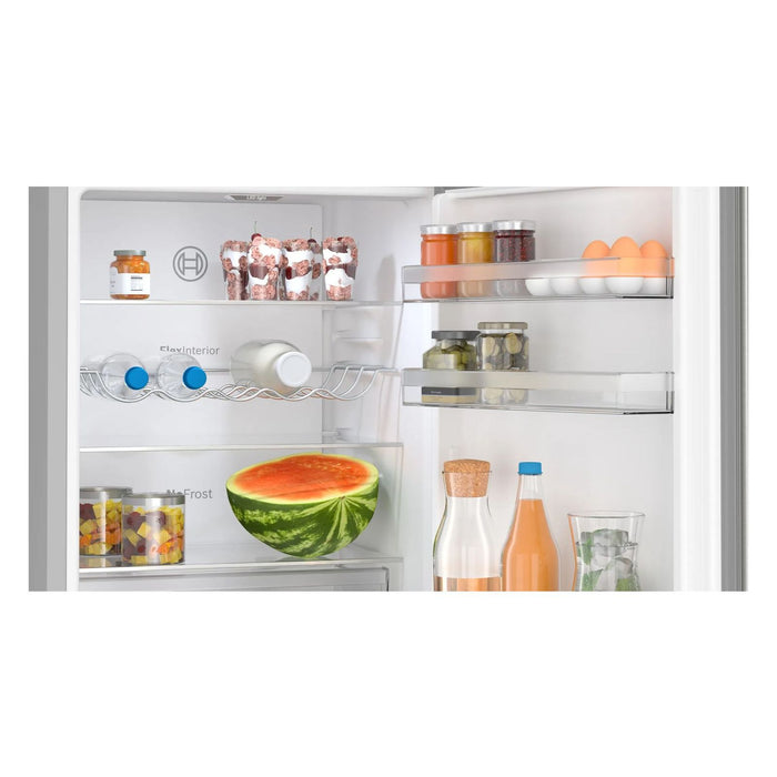 Bosch Serie 4 KGN36VIBT Kühl-/Gefrierkombination freistehend 321L Edelstahl