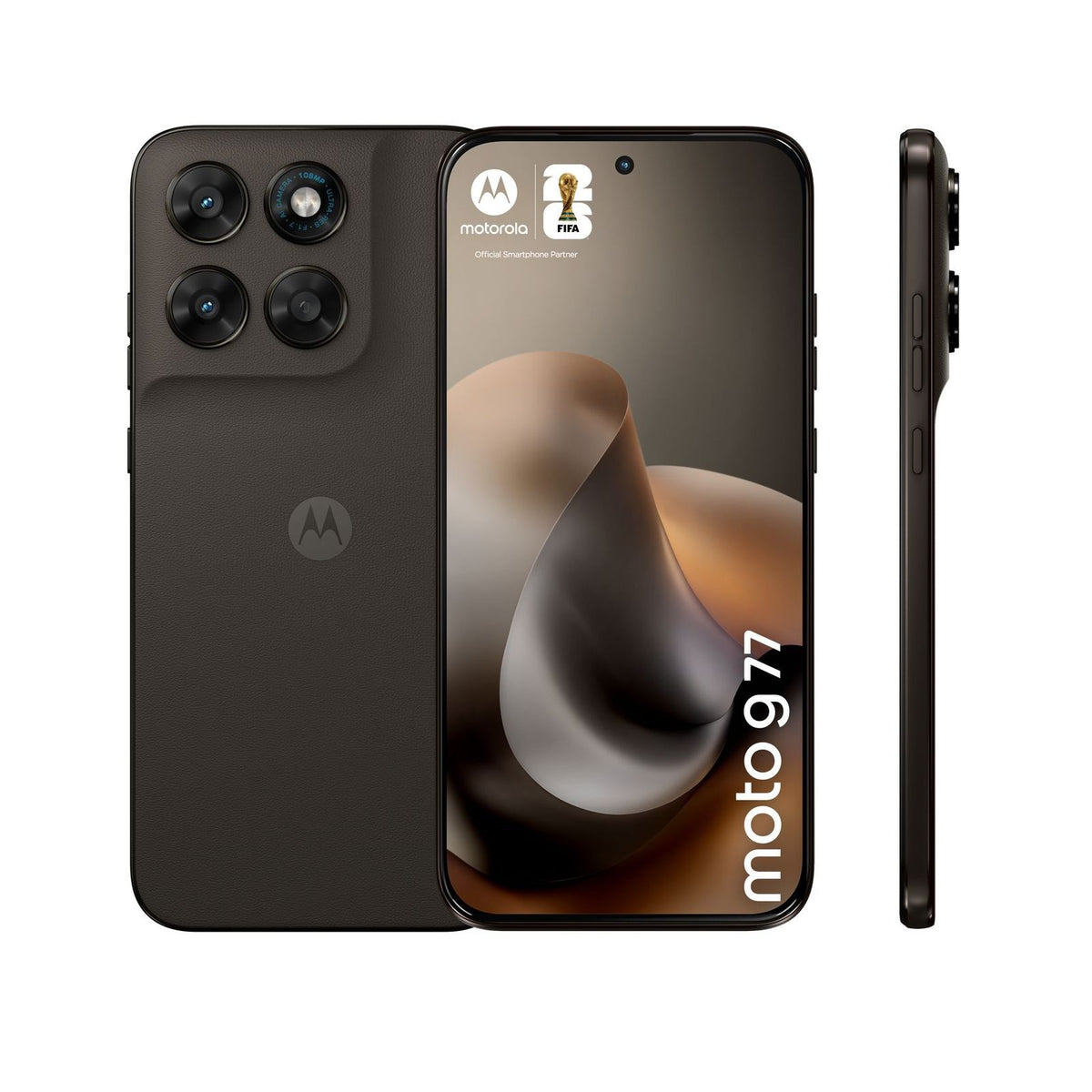 Produktbild Smartphone - motorola moto g77 5G Dual-SIM 256GB PANTONE Black Olive