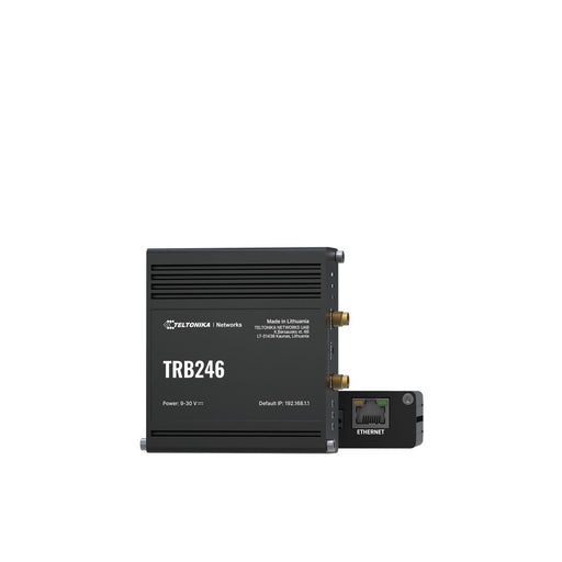 Produktbild 4G/LTE-Router - Teltonika Industrierouter, IoT-LTE-Gateway TRB246 Cat 4, 1x RJ45 100 Mbit/s, IP30
