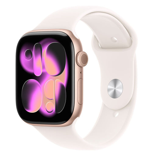 Produktbild Smartwatch - Apple Watch Series 11 OLED 46 mm Digital 416 x 496 Pixel Touchscreen Roségold WLAN GPS