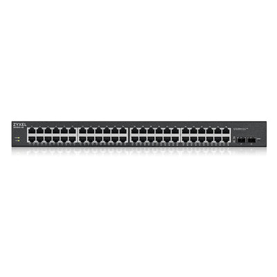 GS1900-48HPv2 Managed L2 Gigabit Ethernet (10/100/1000) Power over Ethernet (PoE) Schwarz