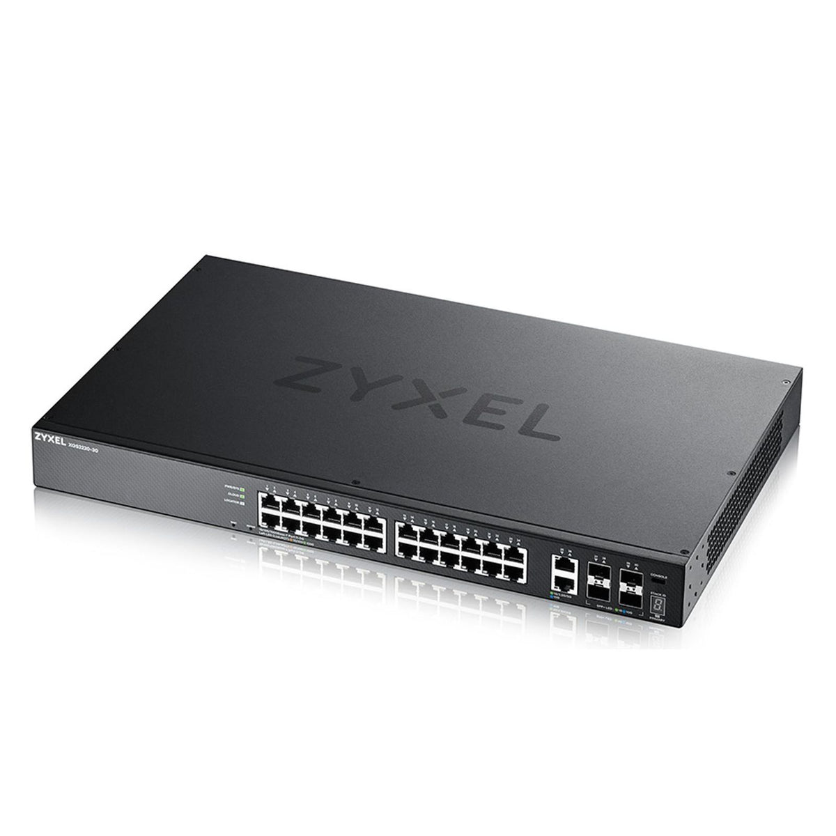 Produktbild Gigabit-Switch - Zyxel XGS2220-30 Managed L3 Gigabit Ethernet (10/100/1000) Schwarz