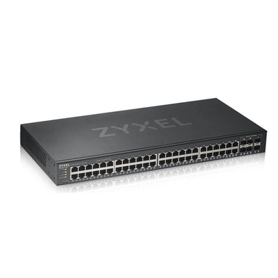 GS1920-48V2 Managed Gigabit Ethernet (10/100/1000) Schwarz