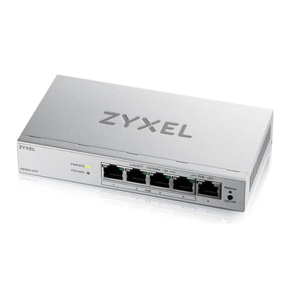 GS1200-5HPV3 Managed L2 Gigabit Ethernet (10/100/1000) Power over Ethernet (PoE) Desktop