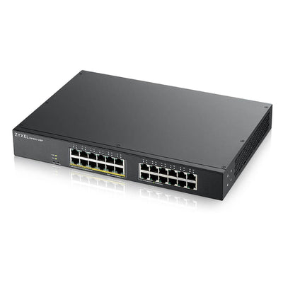 GS1900-24EP Managed L2 Gigabit Ethernet (10/100/1000) Power over Ethernet (PoE) Schwarz