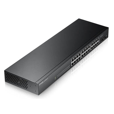 GS-1900-24 v2 Managed L2 Gigabit Ethernet (10/100/1000) 1U Schwarz