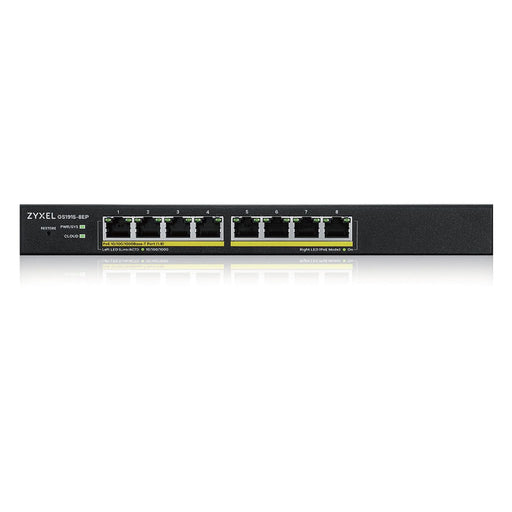 Produktbild Gigabit-Switch - Zyxel GS1915-8EP Managed L2 Gigabit Ethernet (10/100/1000) Power over Ethernet (PoE) Schwarz