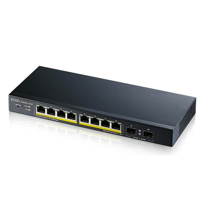 GS1900-10HP Managed L2 Gigabit Ethernet (10/100/1000) Power over Ethernet (PoE) Schwarz