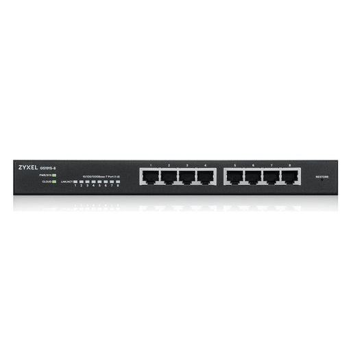 Produktbild Gigabit-Switch - Zyxel GS1915-8 Managed L2 Gigabit Ethernet (10/100/1000) Schwarz