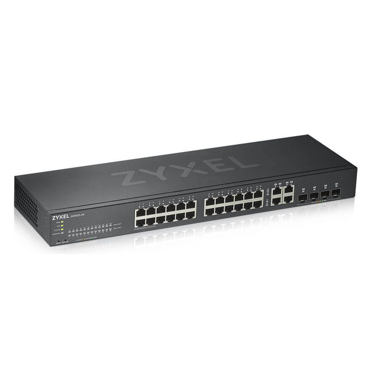 Produktbild Gigabit-Switch - Zyxel GS1920-24V2 Managed Gigabit Ethernet (10/100/1000) Schwarz
