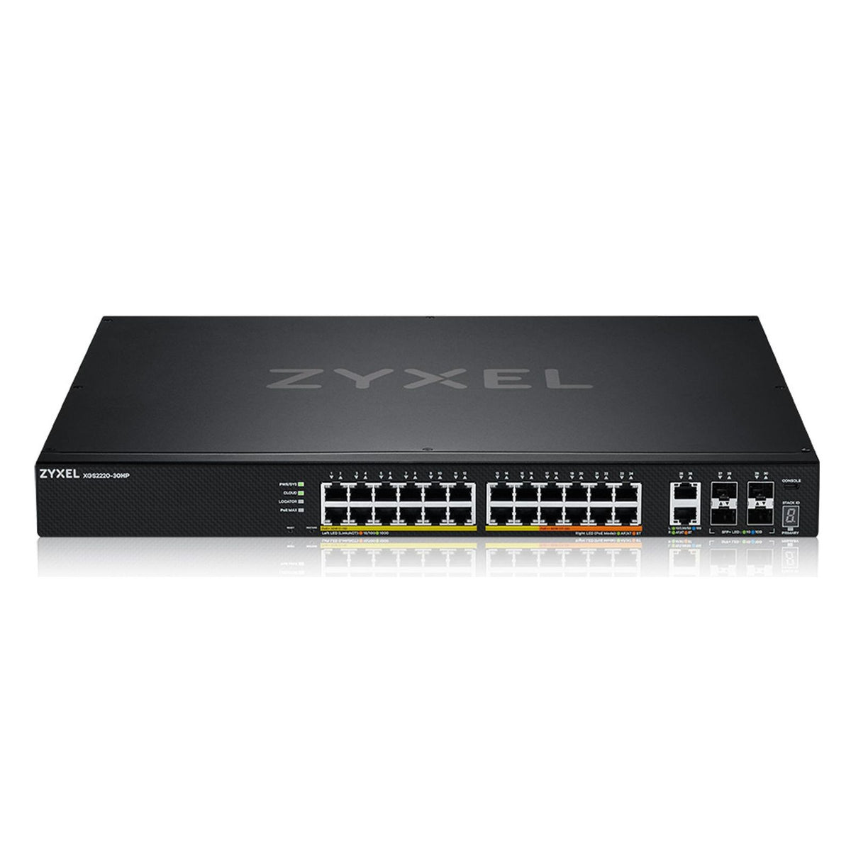 Produktbild Gigabit-Switch - Zyxel XGS2220-30HP Managed L3 Gigabit Ethernet (10/100/1000) Power over Ethernet (PoE) Schwarz