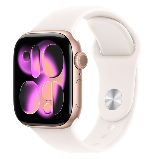 Produktbild Smartwatch - Apple Watch Series 11 GPS 42mm Aluminium Rose Gold Sport Band Light Blush S/M