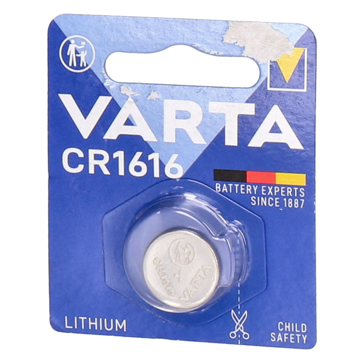 Produktbild Knopfzelle - Varta Knopfzelle Batterie CR1616 Lithium 3V 55 mAh
