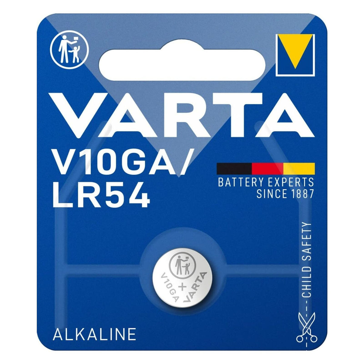 Produktbild Knopfzelle - Varta V10GA Knopfzelle LR 54 1,5V 50 mAh