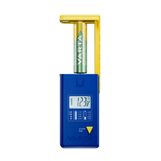 Produktbild Multimeter - Varta LCD Battery Tester Batterietester Blau, Gelb