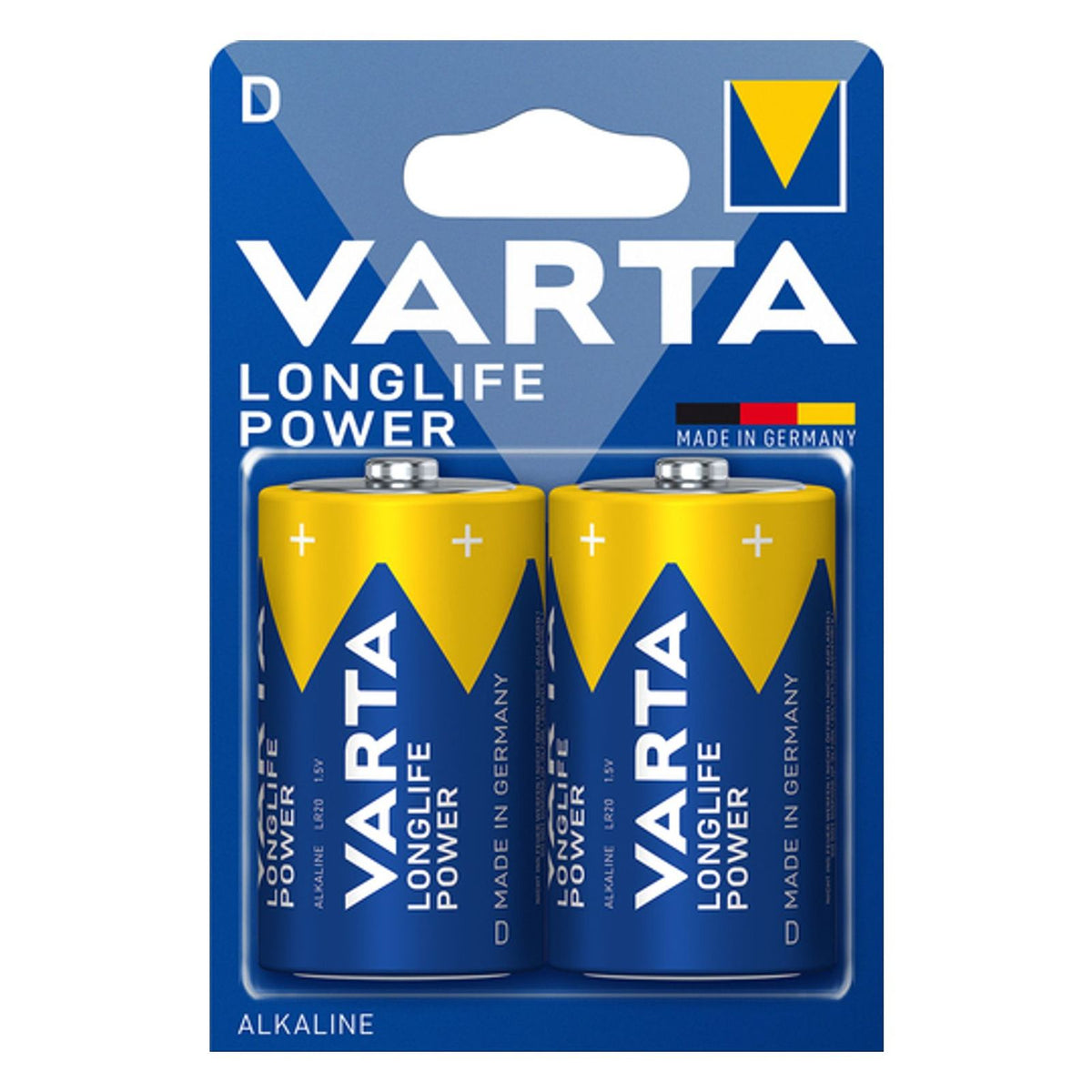 Produktbild Batterie - Varta Longlife Power, Alkaline Batterie, Mono D/LR20