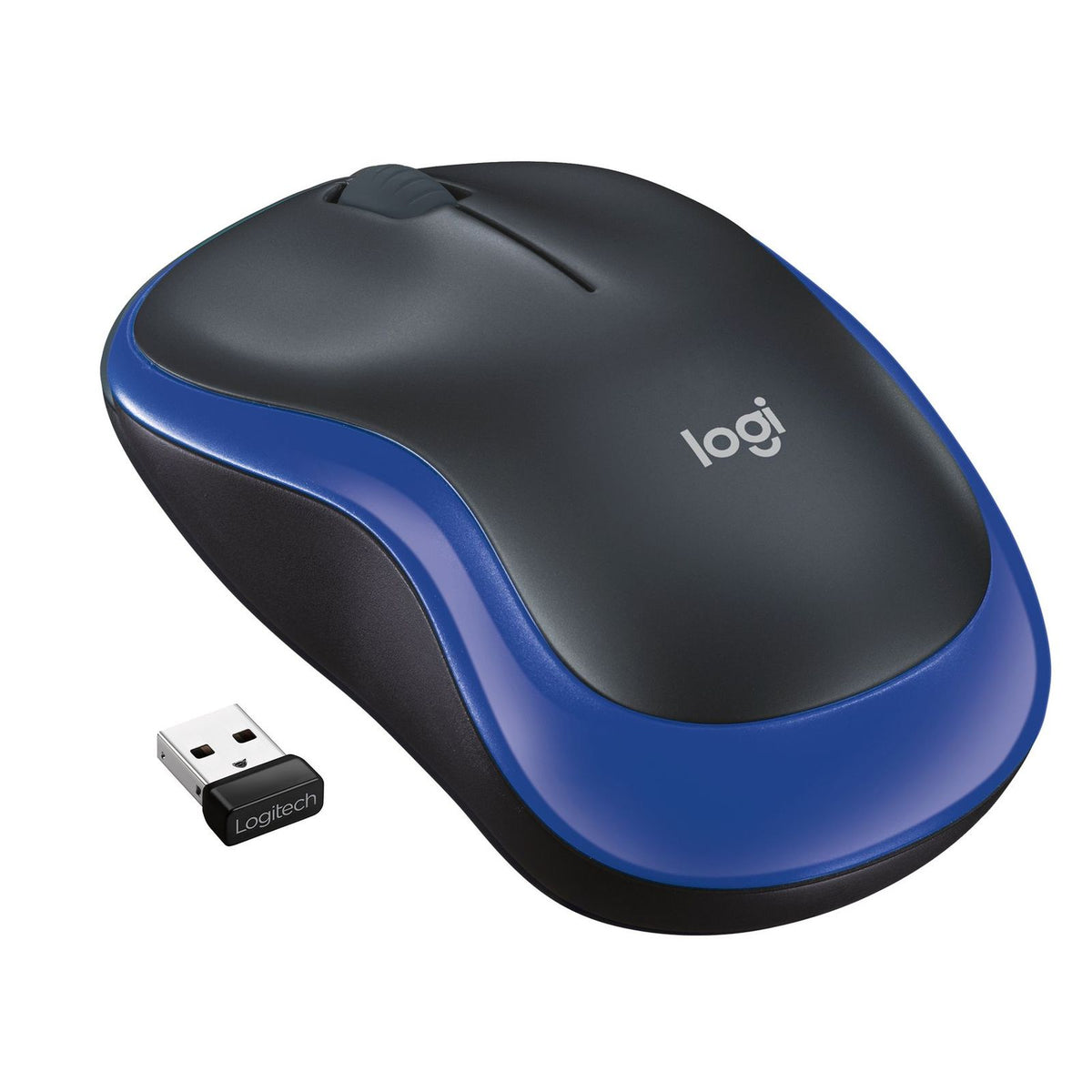 Produktbild Maus - Logitech M185 Funkmaus kabellos blau