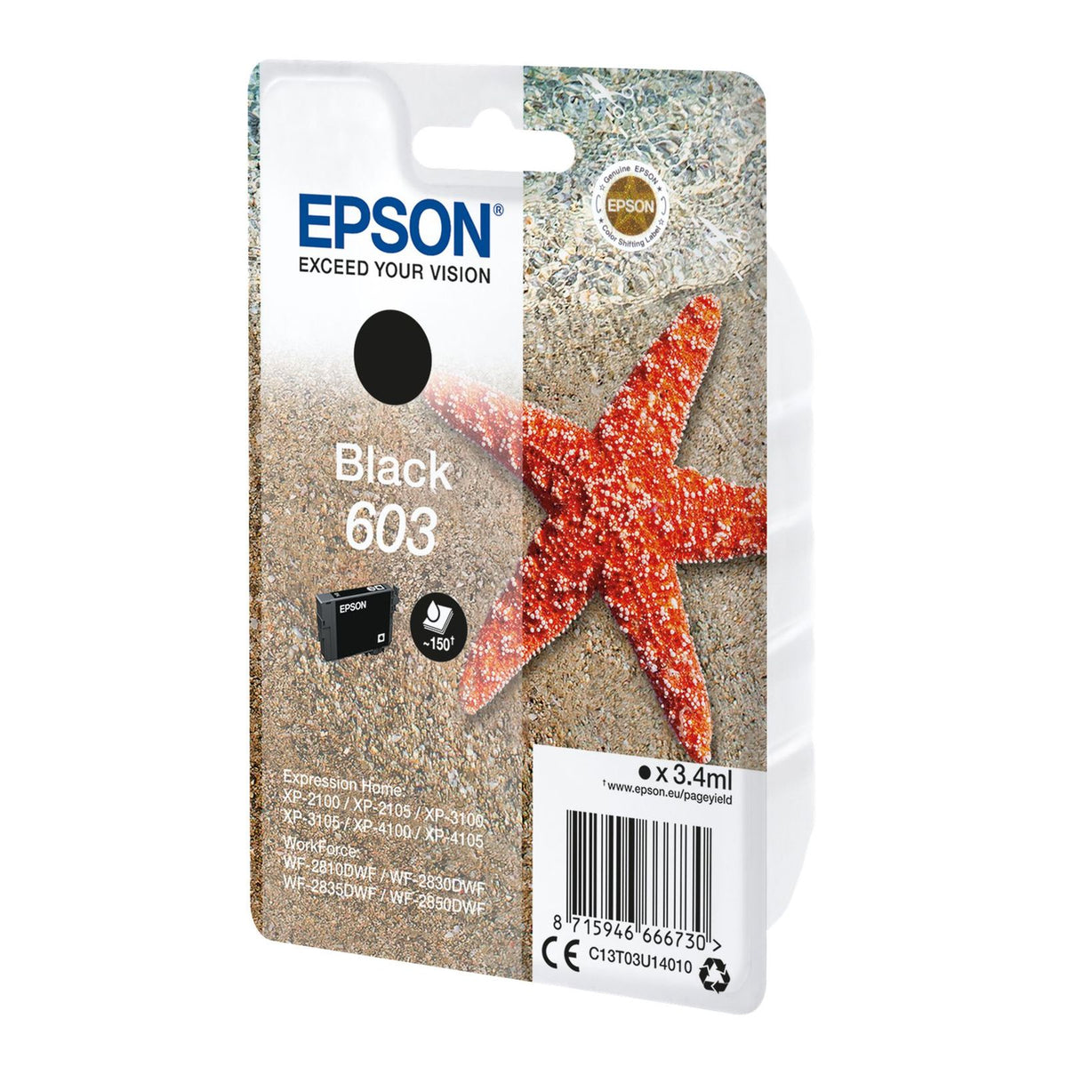 Produktbild Tintenpatrone - Epson Singlepack Black 603 Ink