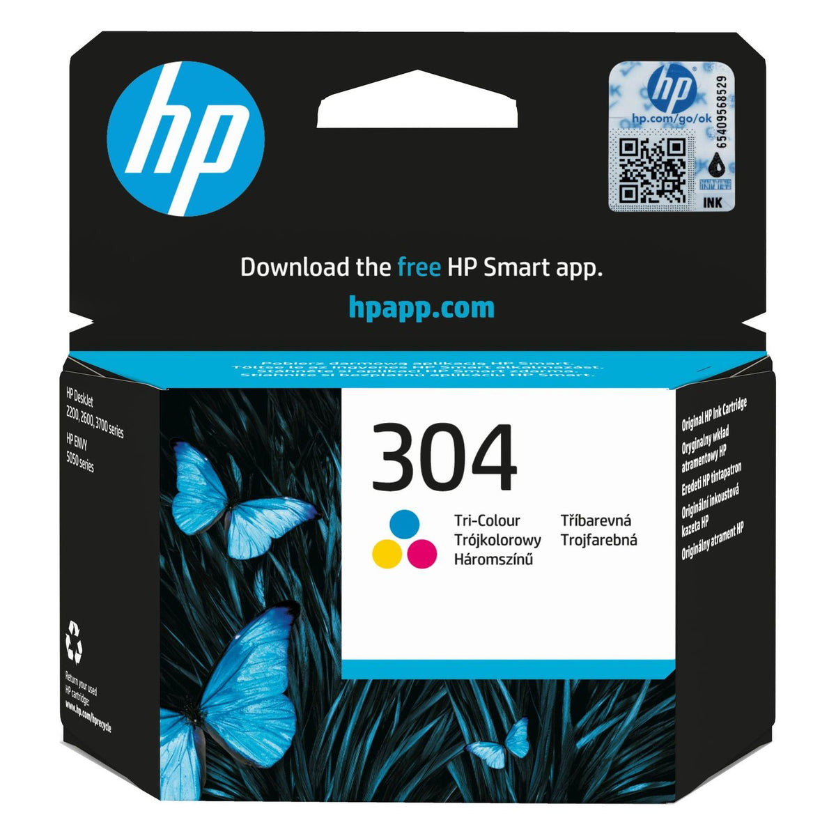 Produktbild Tintenpatrone - HP 304 Cyan/Magenta/Gelb Original Tintenpatrone