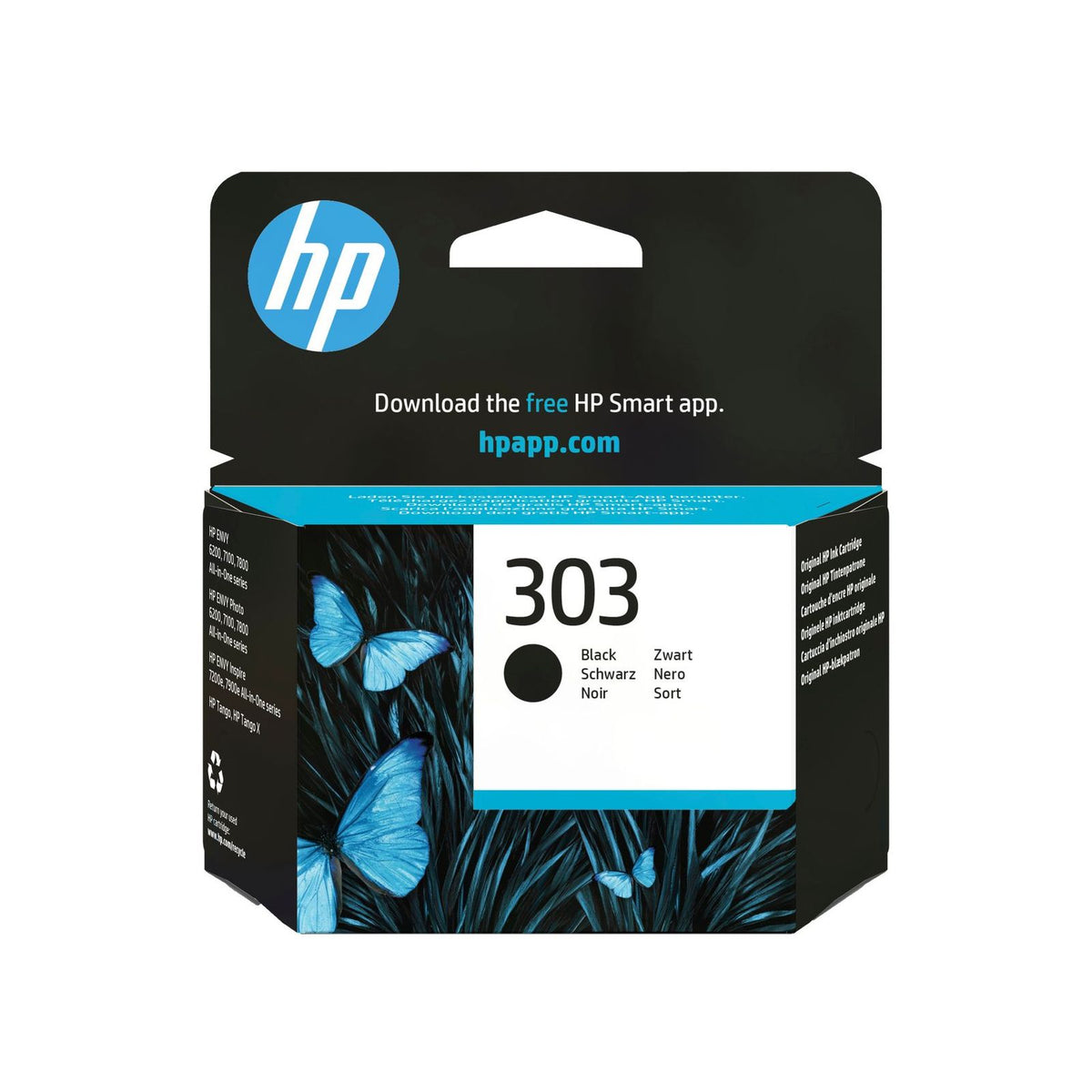 Produktbild Tintenpatrone - HP 303 Schwarz Original Druckerpatrone