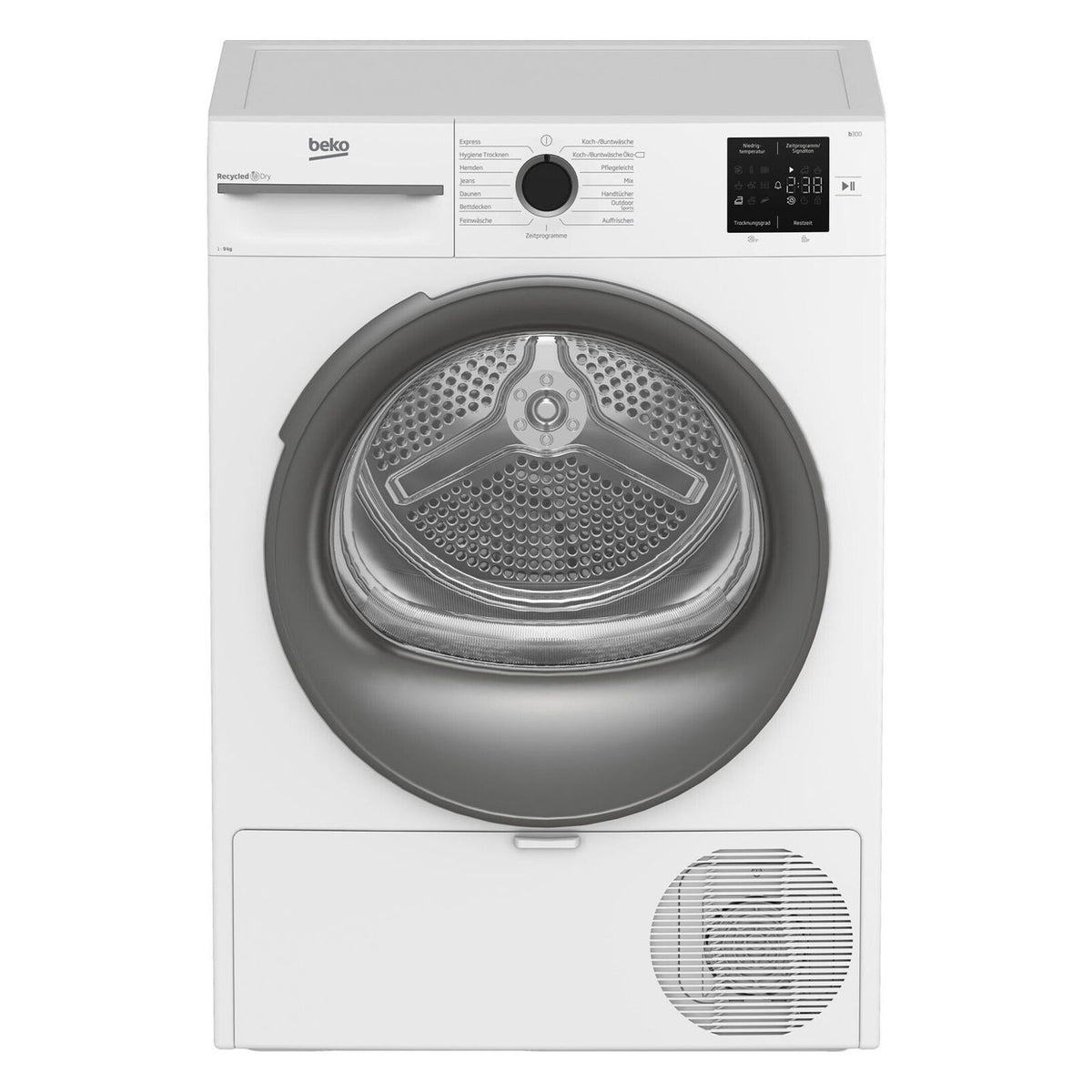 Produktbild Wärmepumpentrockner - Beko BM3T39210W1 Wäschetrockner Freistehend Frontlader 9 kg Weiß