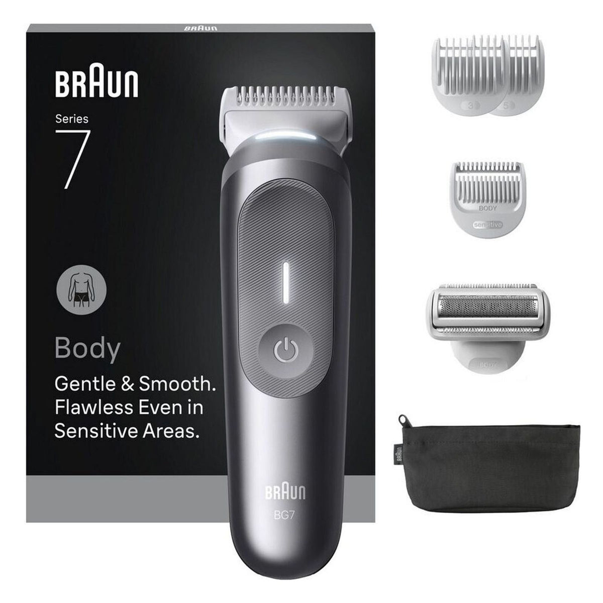 Produktbild Körper- und Bikinitrimmer - Braun BG7550 Body Groomer
