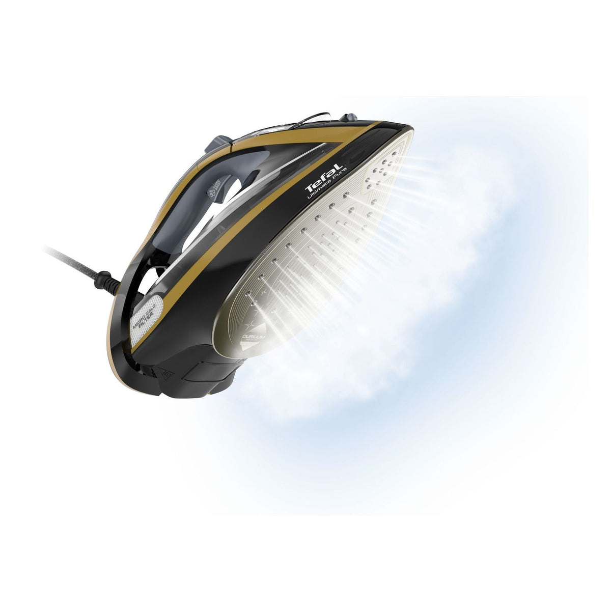 Produktbild Dampfbügeleisen - Tefal Ultimate Pure FV9847E0 Bügeleisen Trocken- & Dampfbügeleisen Durilium Airglide Bügelsohle 320