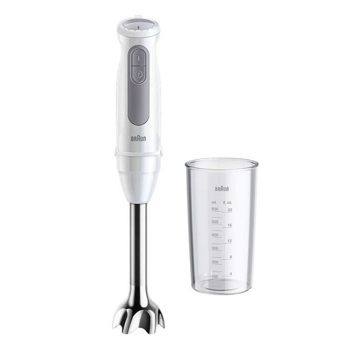 Produktbild Stabmixer - Braun MultiQuick 5 MQ 50001 M Pürierstab 1000 W Grau, Weiß