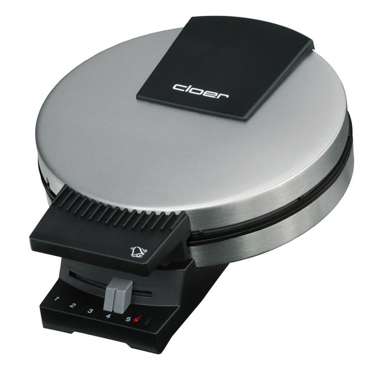 Produktbild Waffeleisen - Cloer 189 1 Waffel(n) 930 W Schwarz, Edelstahl