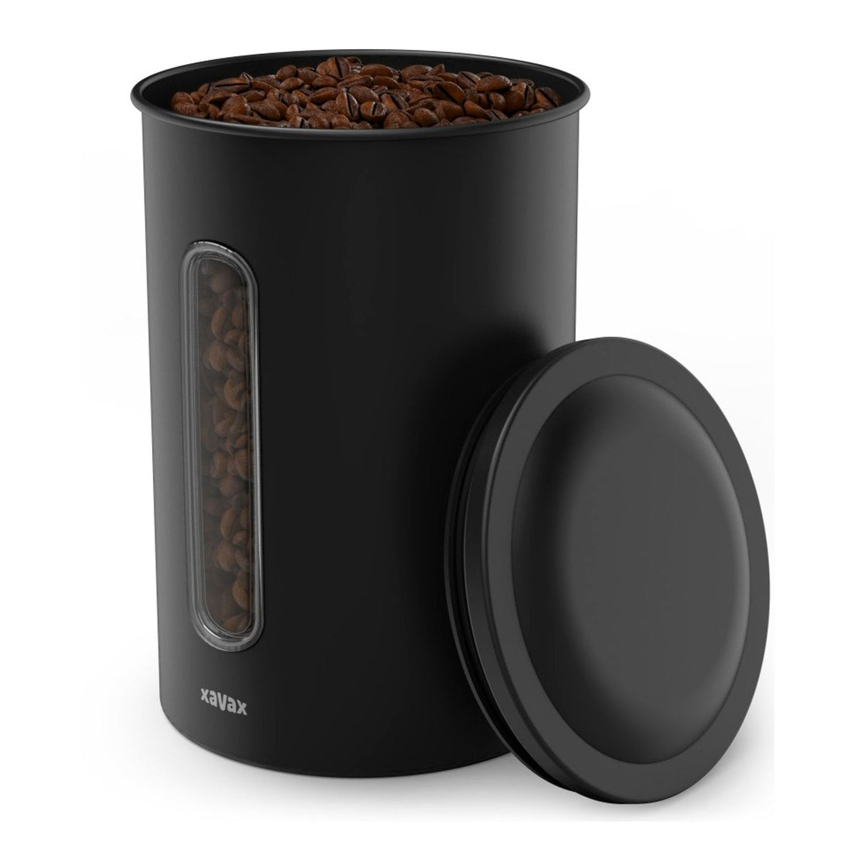 Produktbild Vorratsglas - Xavax® Kaffeedose 24.5 cm hoch schwarz