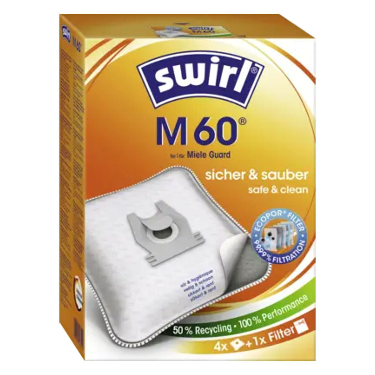 Produktbild Staubsaugerbeutel - Swirl 233144 Staubsauger Zubehör/Zusatz Staubbeutel