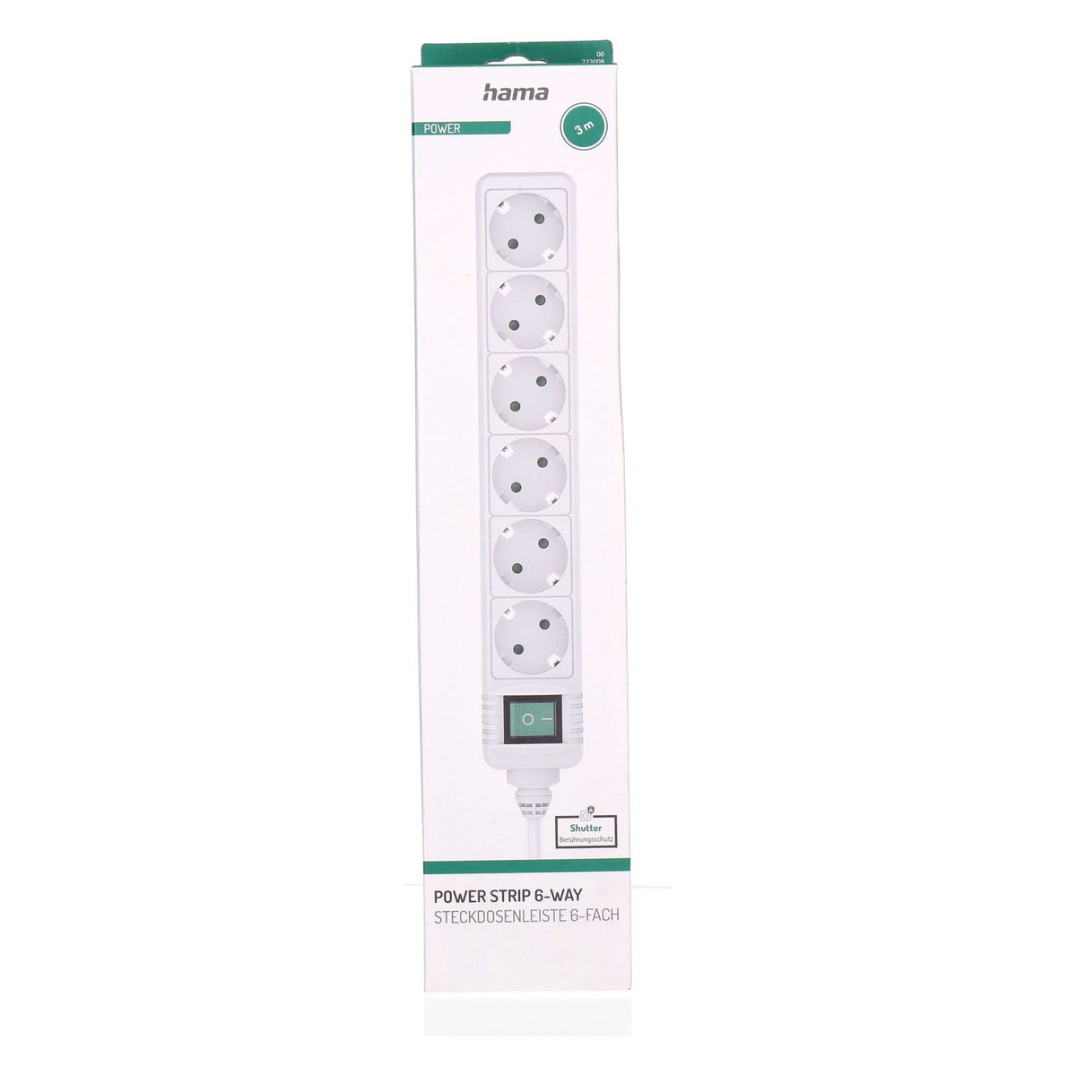 Produktbild Smarte Steckdose - Hama 00223008 Intelligente Steckerleiste 6 AC-Ausgänge 3 m