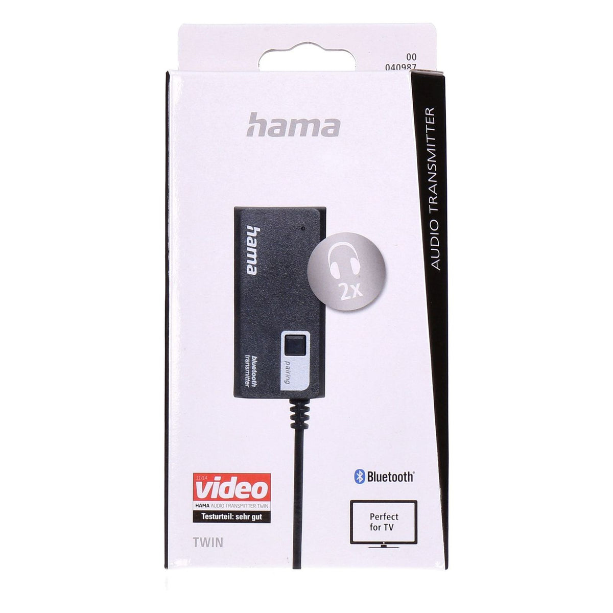 Produktbild Audio-Kabel - Hama Twin 3,5 mm 10 m Schwarz