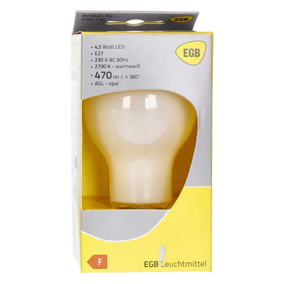 Produktbild LED-Leuchtmittel - EGB 4,5 W E27 nicht dimmbar