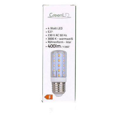 Green Röhrenlampe 4W E27