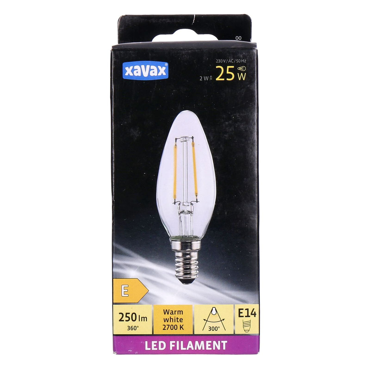 Produktbild LED-Filament - LED-Filament E14, 250lm Kerze