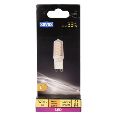 LED Lampe G9 33W 370lm warmweiß 3,3 W G9 E