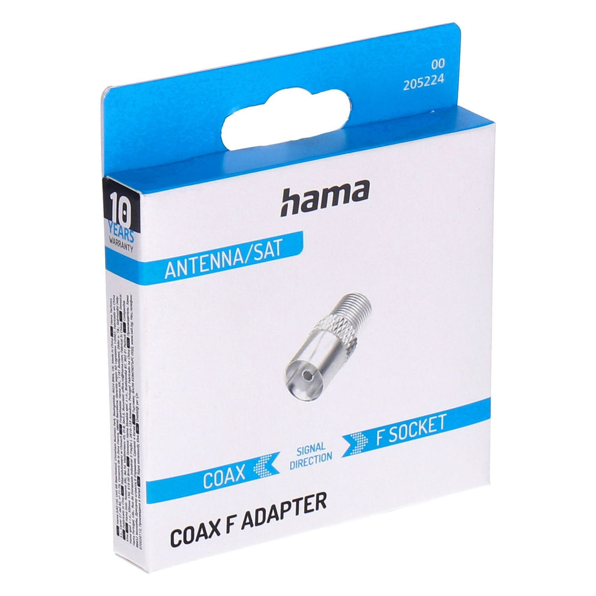Produktbild Koax-Kabelverbinder - Hama 00205224 Koaxialstecker 1 Stück(e)