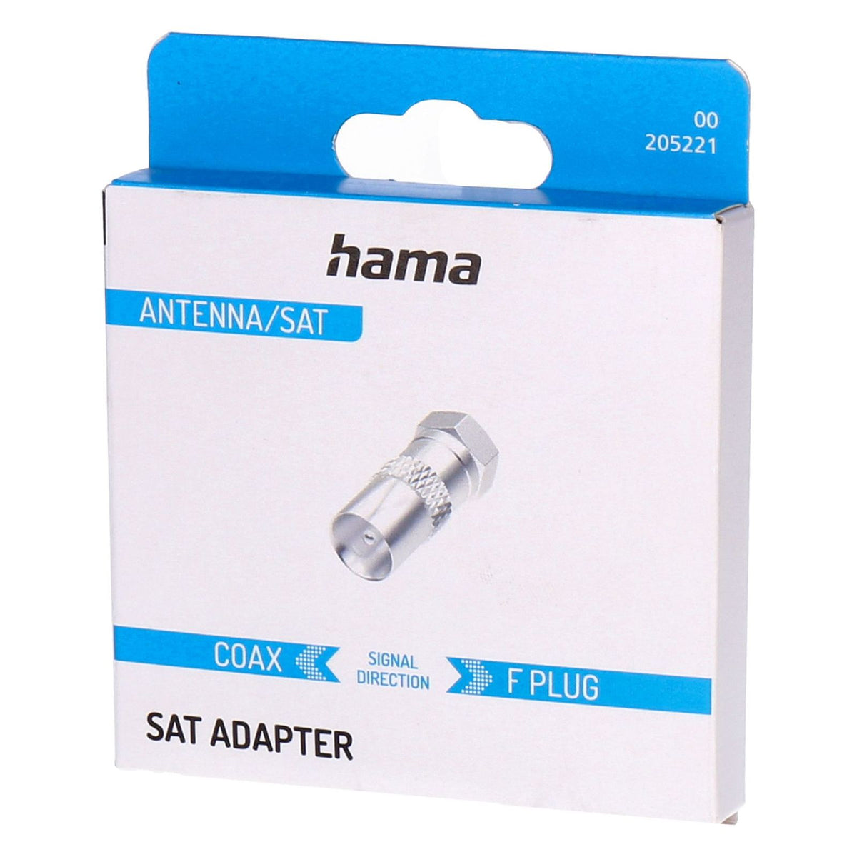 Produktbild Koax-Kabelverbinder - Hama 00205221 Koaxialstecker F-Typ 1 Stück(e)